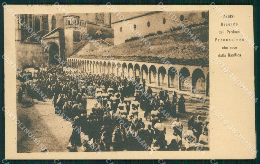 Perugia Assisi Processione cartolina QZ3052 – fronte