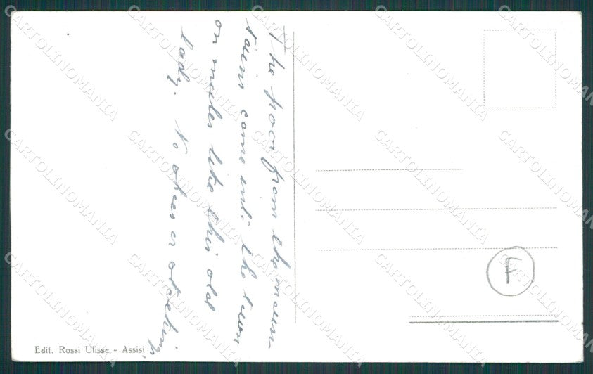 Perugia Assisi cartolina QZ3054 – retro