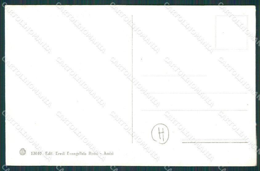 Perugia Assisi cartolina QZ3061 – retro