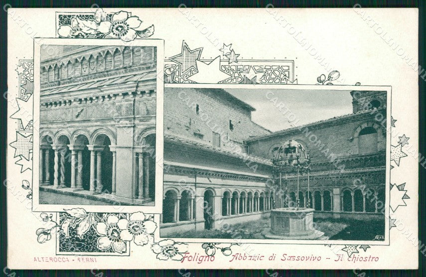 Perugia Foligno Alterocca cartolina QZ3074 – fronte
