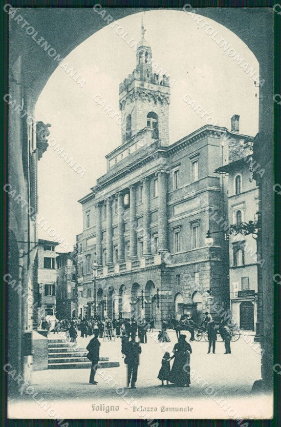 Perugia Foligno ANGOLINO SCOLLATO cartolina QZ3076 – fronte