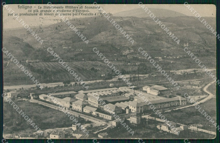Perugia Foligno Scanzano PIEGA cartolina QZ3078 – fronte