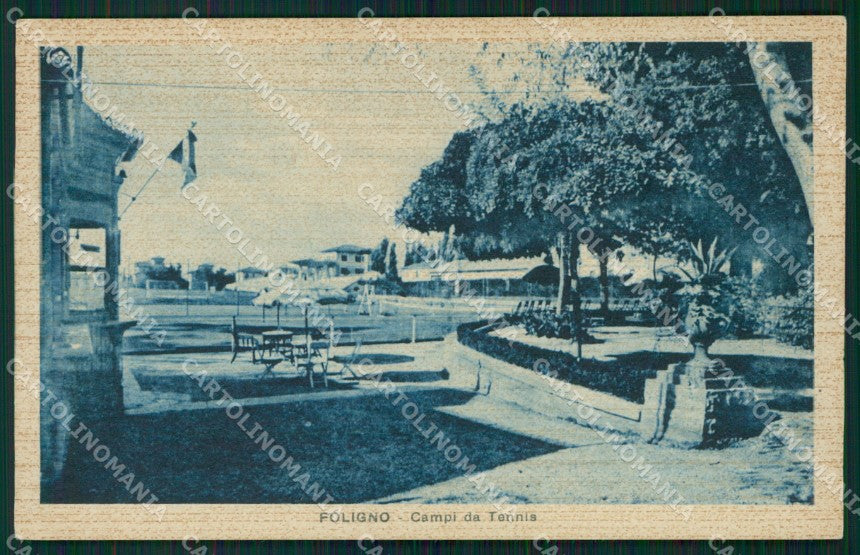 Perugia Foligno Tennis cartolina QZ3081 – fronte