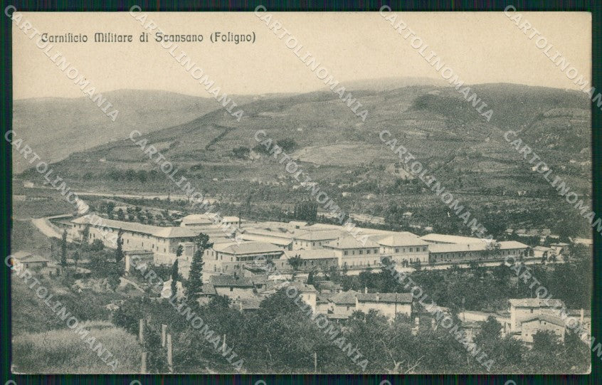 Perugia Foligno Scanzano cartolina QZ3083 – fronte
