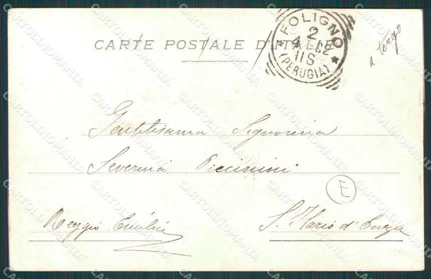 Perugia Foligno Alterocca 382 cartolina QZ3086 – retro