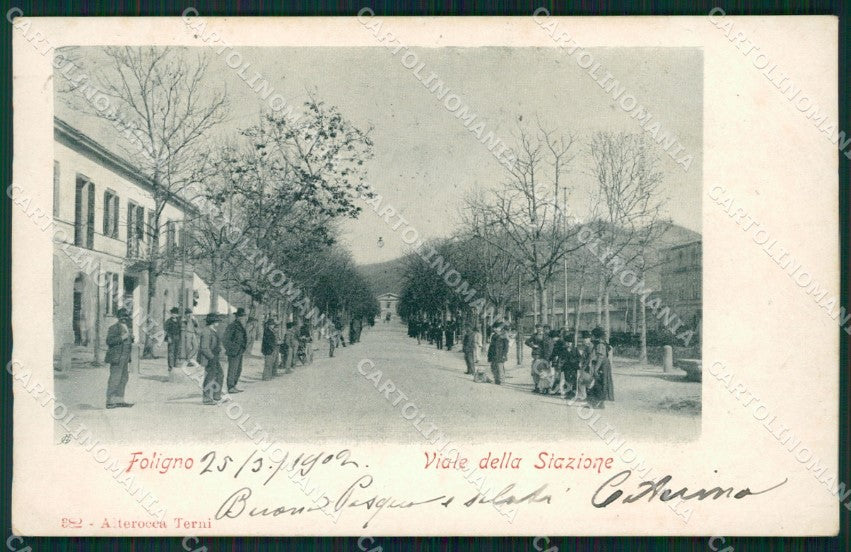 Perugia Foligno Alterocca 382 cartolina QZ3087 – fronte