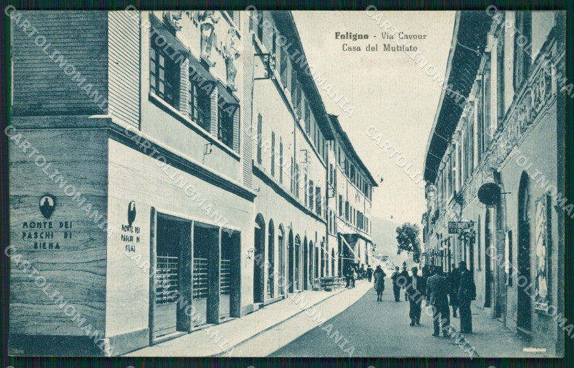 Perugia Foligno cartolina QZ3090 – fronte