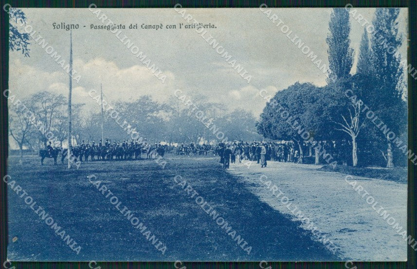 Perugia Foligno Militari TRACCE UMIDO cartolina QZ3097 – fronte