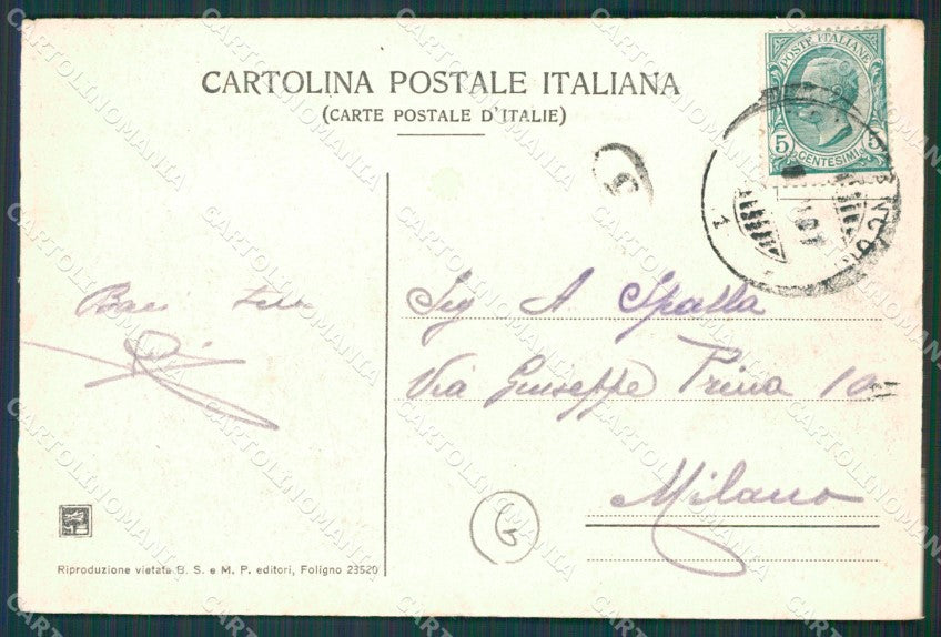 Perugia Foligno cartolina QZ3100 – retro