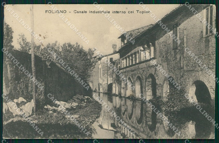 Perugia Foligno PIEGA cartolina QZ3105 – fronte