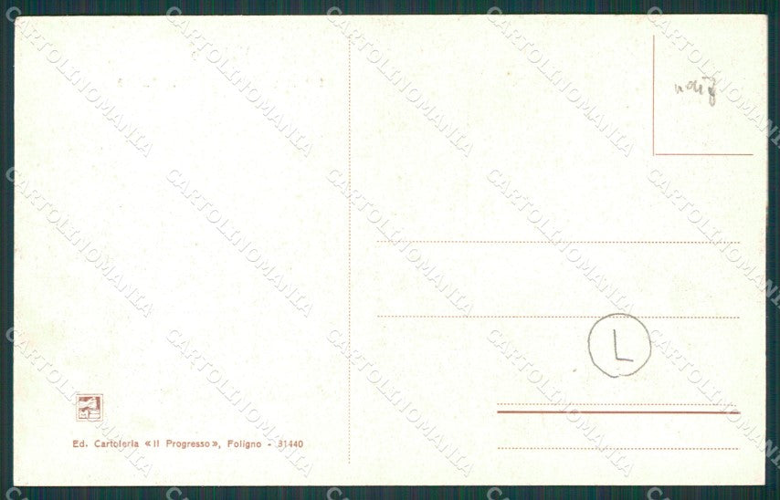 Perugia Foligno Militari cartolina QZ3108 – retro