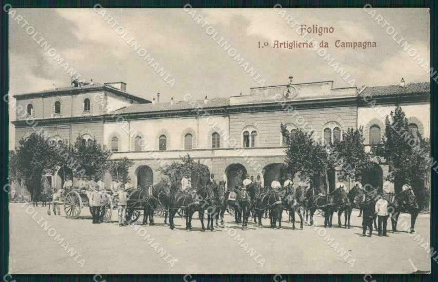 Perugia Foligno Militari cartolina QZ3109 – fronte