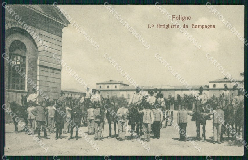 Perugia Foligno Militari cartolina QZ3113 – fronte