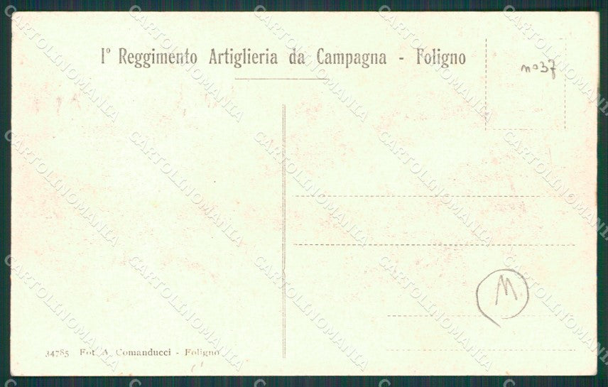 Perugia Foligno Militari cartolina QZ3115 – retro