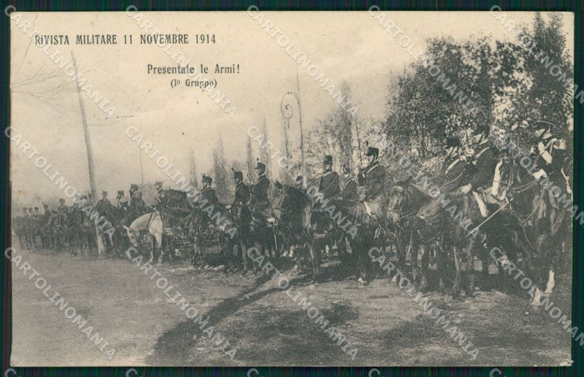 Perugia Foligno Militari PIEGA cartolina QZ3116 – fronte