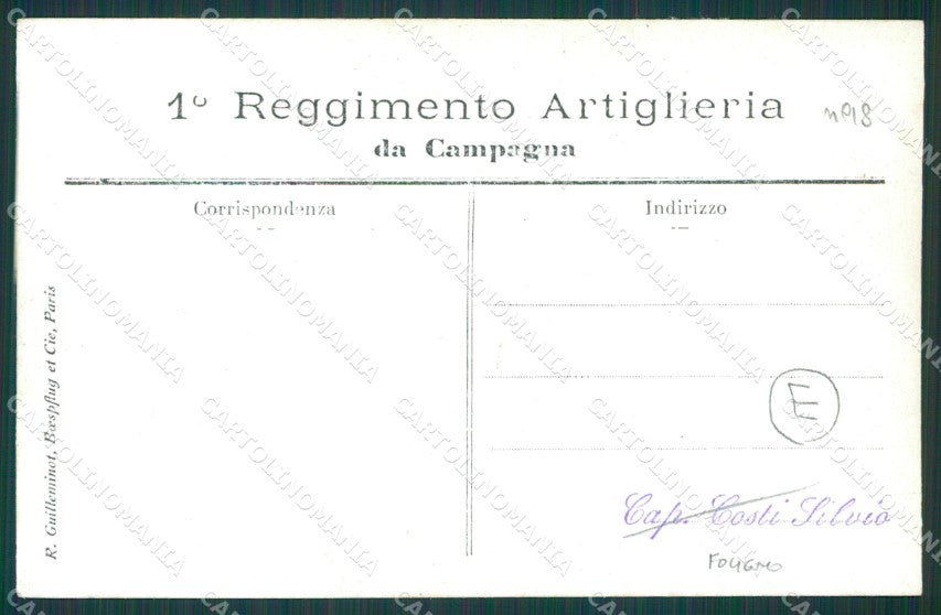 Perugia Foligno Militari Foto cartolina QZ3120 – retro