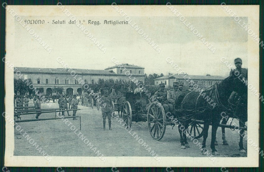 Perugia Foligno Militari cartolina QZ3123 – fronte
