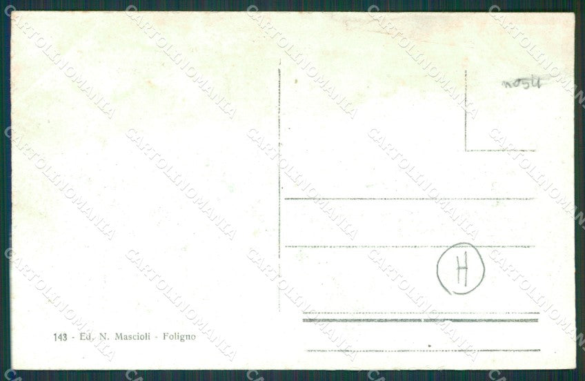 Perugia Foligno Militari cartolina QZ3123 – retro