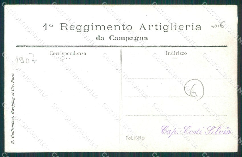 Perugia Foligno Militari Foto cartolina QZ3128 – retro