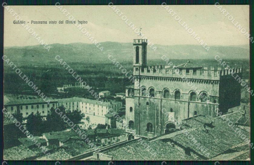 Perugia Gubbio cartolina QZ3129 – fronte