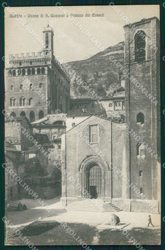Perugia Gubbio cartolina QZ3130 – fronte