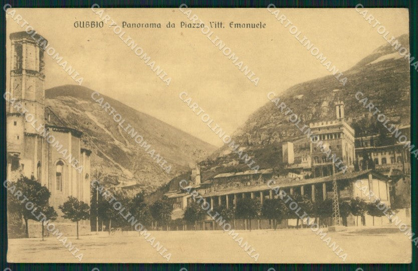 Perugia Gubbio cartolina QZ3144 – fronte