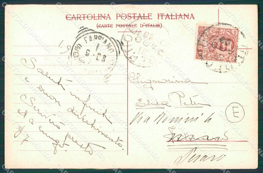 Perugia Gubbio cartolina QZ3153 – retro