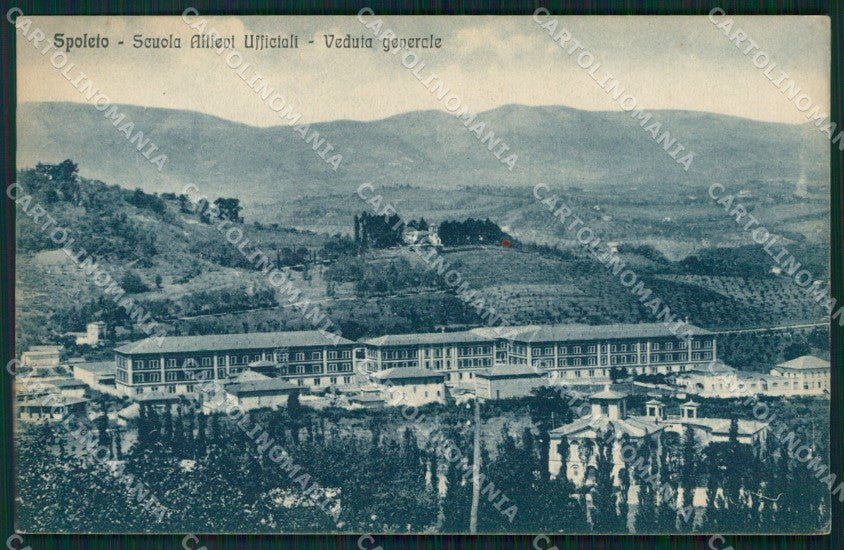 Perugia Spoleto Militari cartolina QZ3172 – fronte