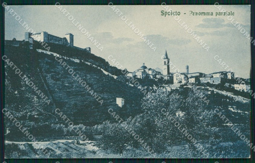 Perugia Spoleto cartolina QZ3176 – fronte