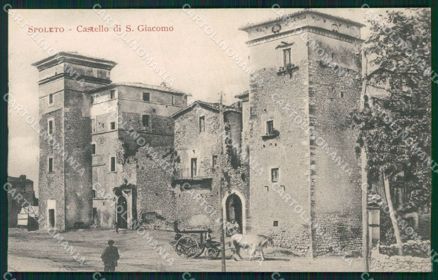Perugia Spoleto cartolina QZ3177 – fronte