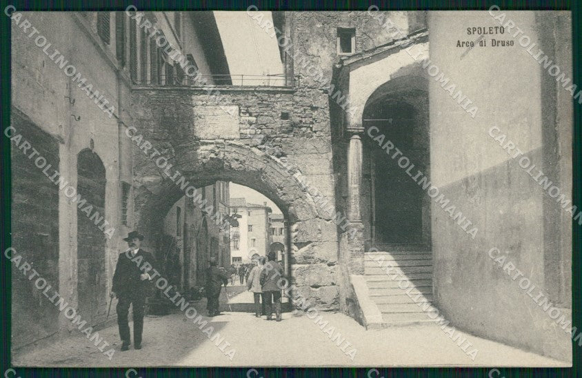 Perugia Spoleto cartolina QZ3185 – fronte