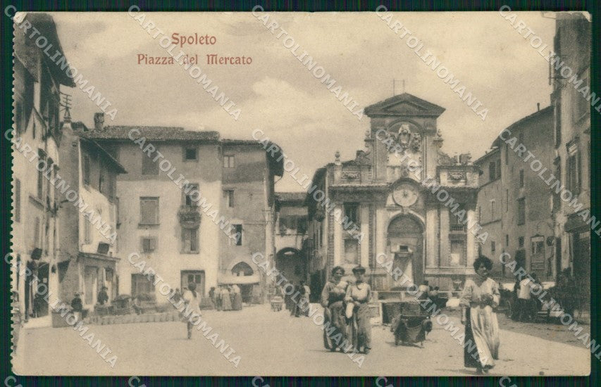 Perugia Spoleto SCOLLATA cartolina QZ3194 – fronte