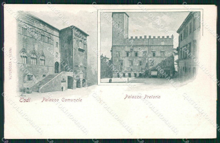 Perugia Todi Alterocca cartolina QZ3210 – fronte