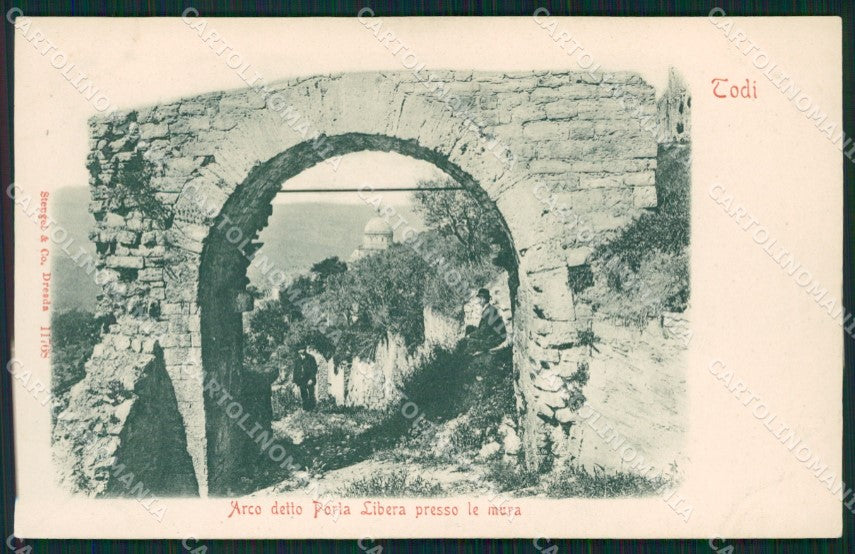Perugia Todi cartolina QZ3211 – fronte