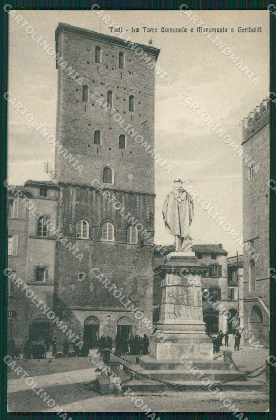 Perugia Todi Garibaldi cartolina QZ3214 – fronte