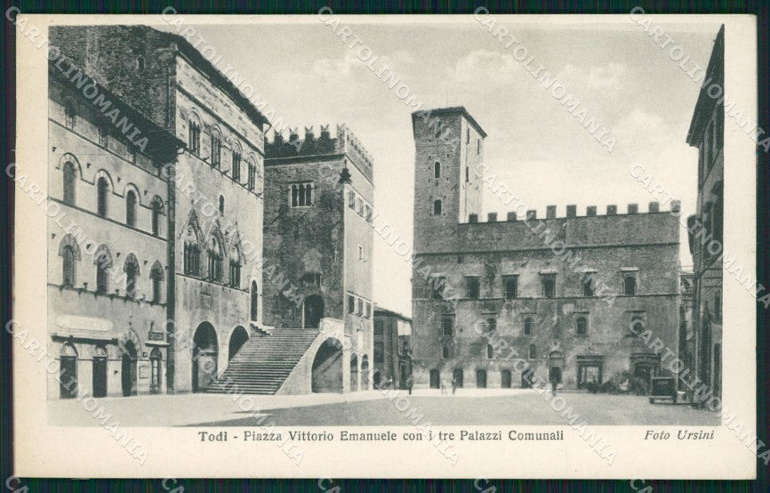 Perugia Todi cartolina QZ3215 – fronte