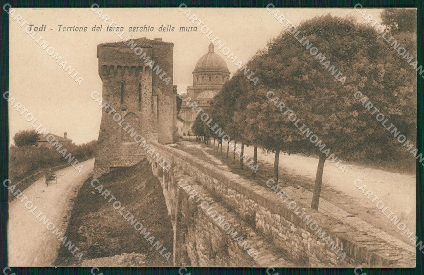 Perugia Todi cartolina QZ3234 – fronte