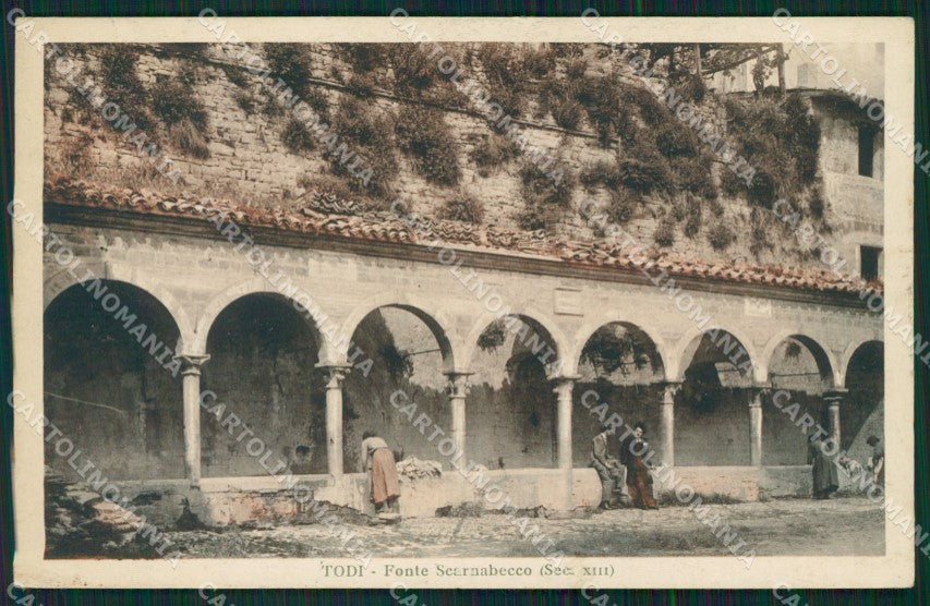 Perugia Todi cartolina QZ3235 – fronte