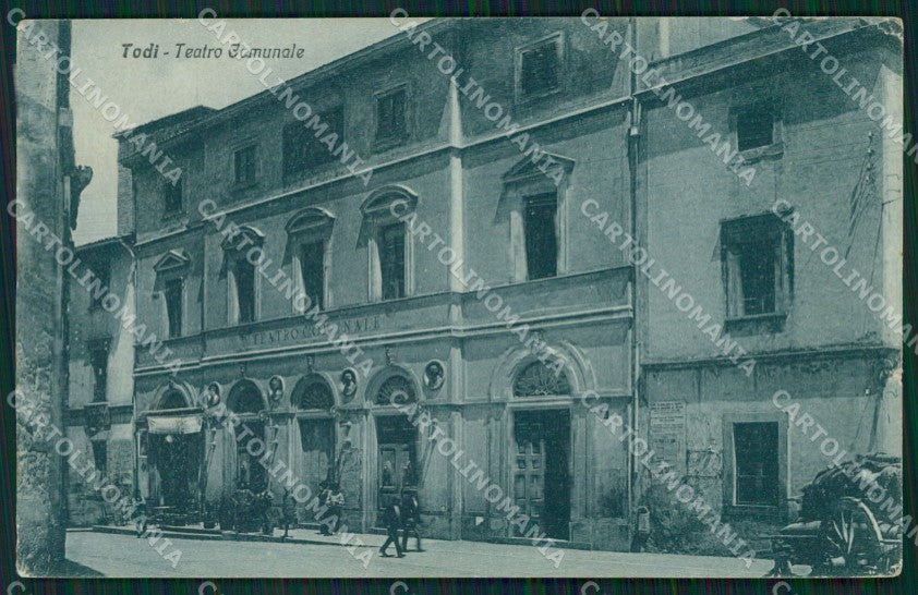 Perugia Todi Teatro cartolina QZ3236 – fronte