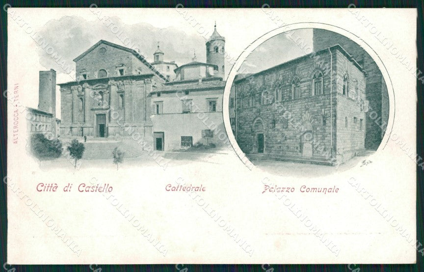 Perugia Città di Castello Alterocca cartolina QZ3246 – fronte