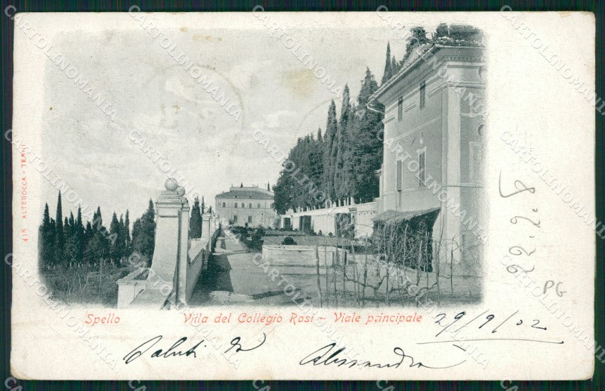Perugia Spello Alterocca 418 cartolina QZ3255 – fronte