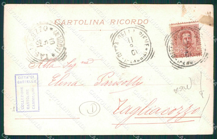 Perugia Città della Pieve Alterocca PIEGA cartolina QZ3258 – retro