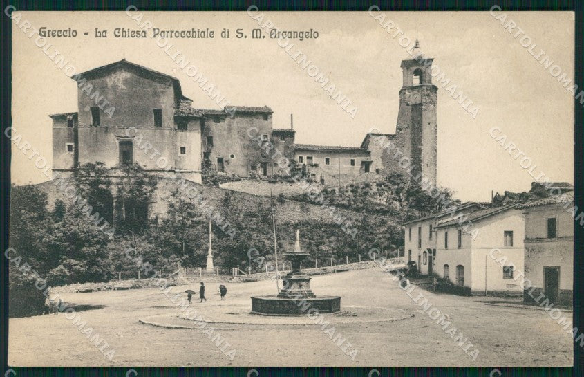 Rieti Greccio cartolina QZ3265 – fronte