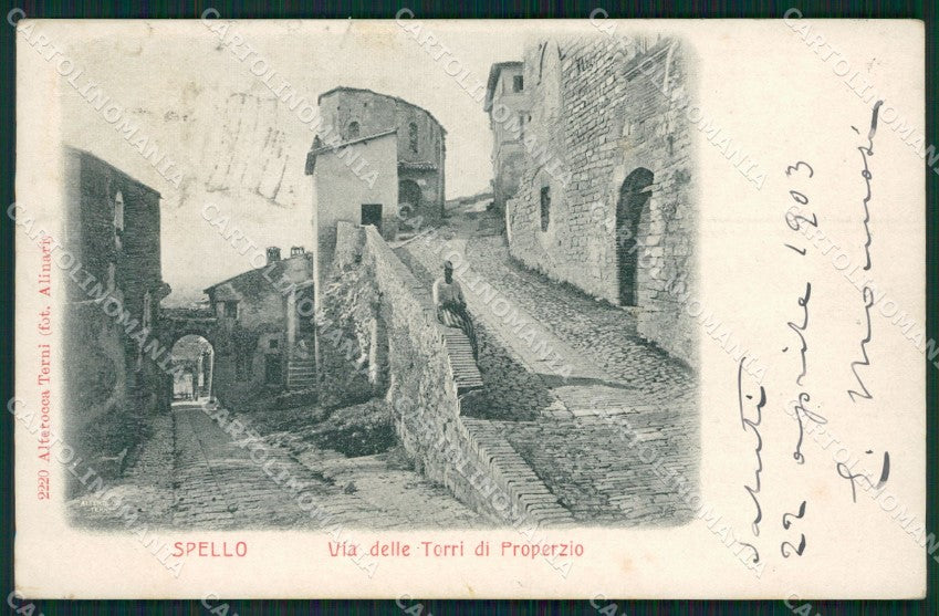 Perugia Spello Alterocca 2220 cartolina QZ3268 – fronte