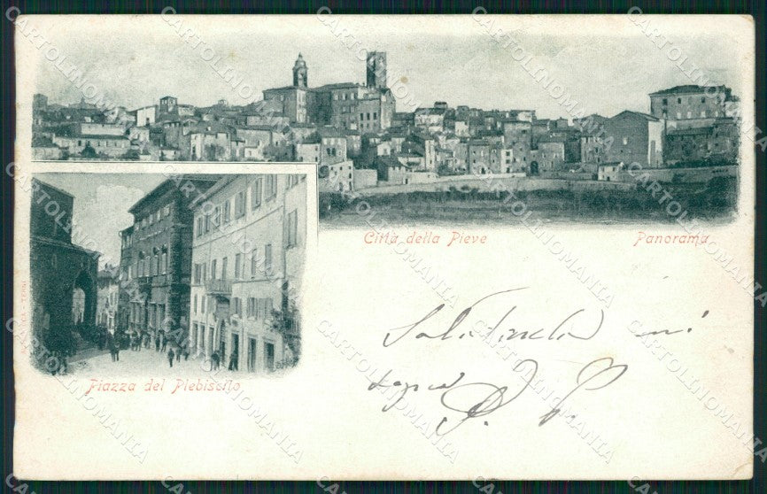 Perugia Città della Pieve Alterocca cartolina QZ3270 – fronte
