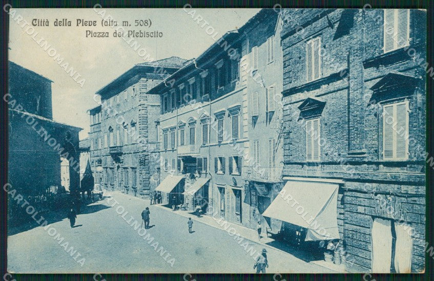 Perugia Città della Pieve PIEGA cartolina QZ3271 – fronte