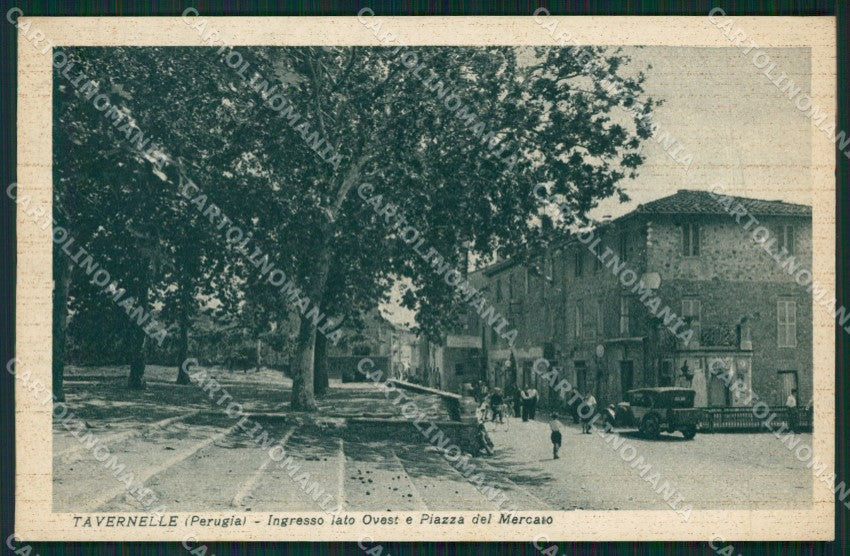 Perugia Panicale Tavernelle PIEGHINA cartolina QZ3277 – fronte