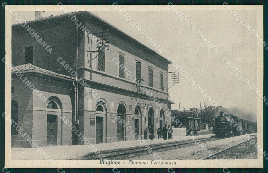 Perugia Magione Stazione Treno cartolina QZ3284 – fronte