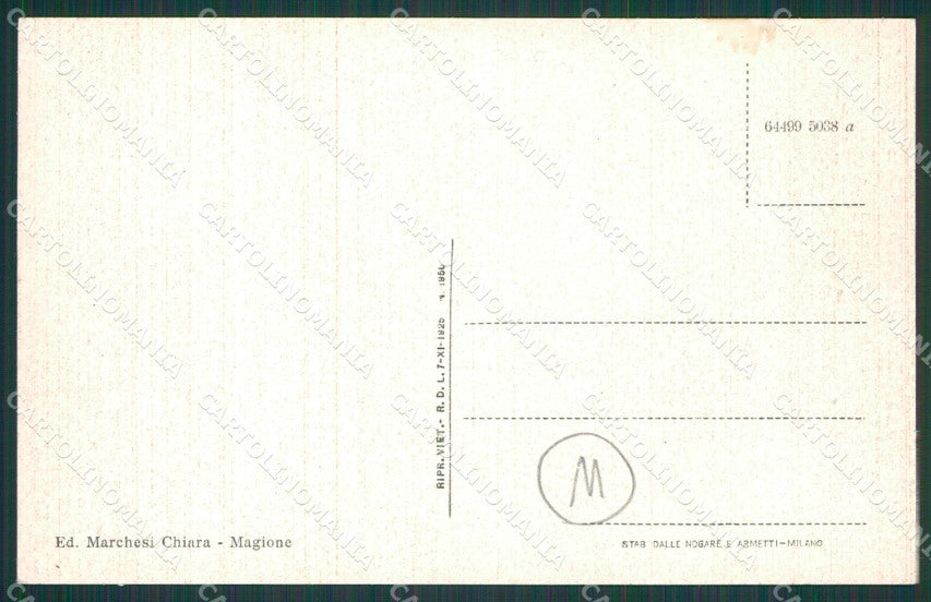 Perugia Magione Stazione Treno cartolina QZ3284 – retro