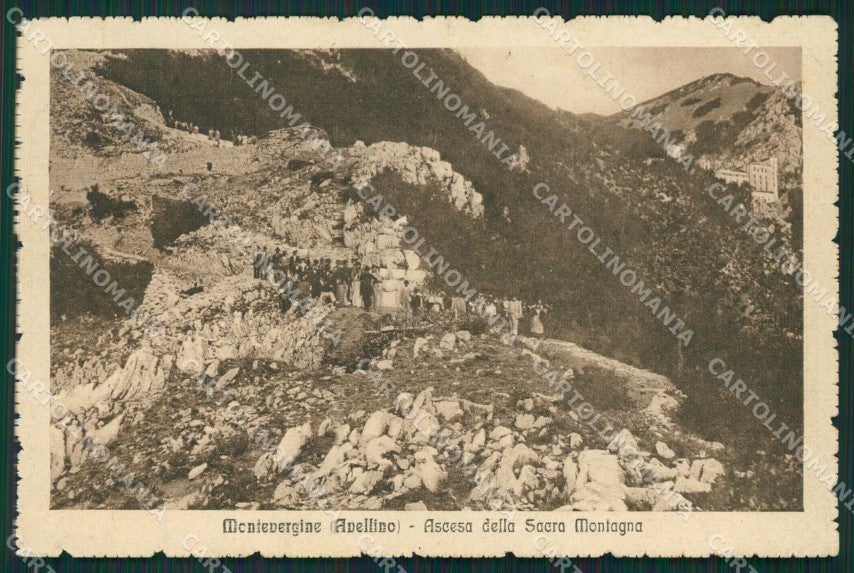 Avellino Montevergine cartolina QZ3285 – fronte